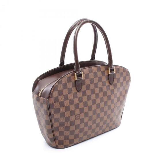 LOUIS VUITTON Authentic Brown Damier Leather Bag - Picture 2 of 8